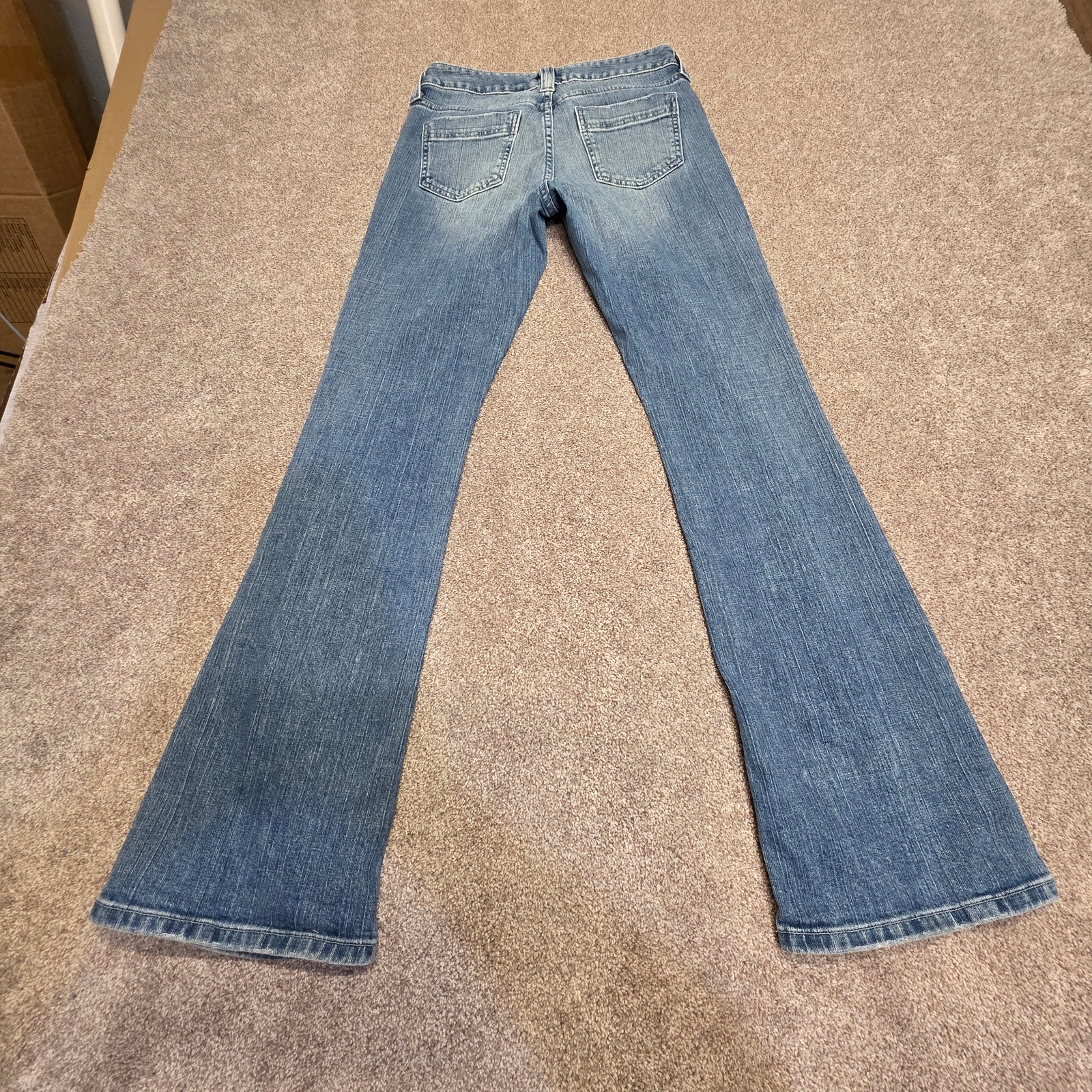 Grunge Vtg Streetwear Grunge Classic Gap Curvy Flare Bootcut Jeans 4r Blue Jeans